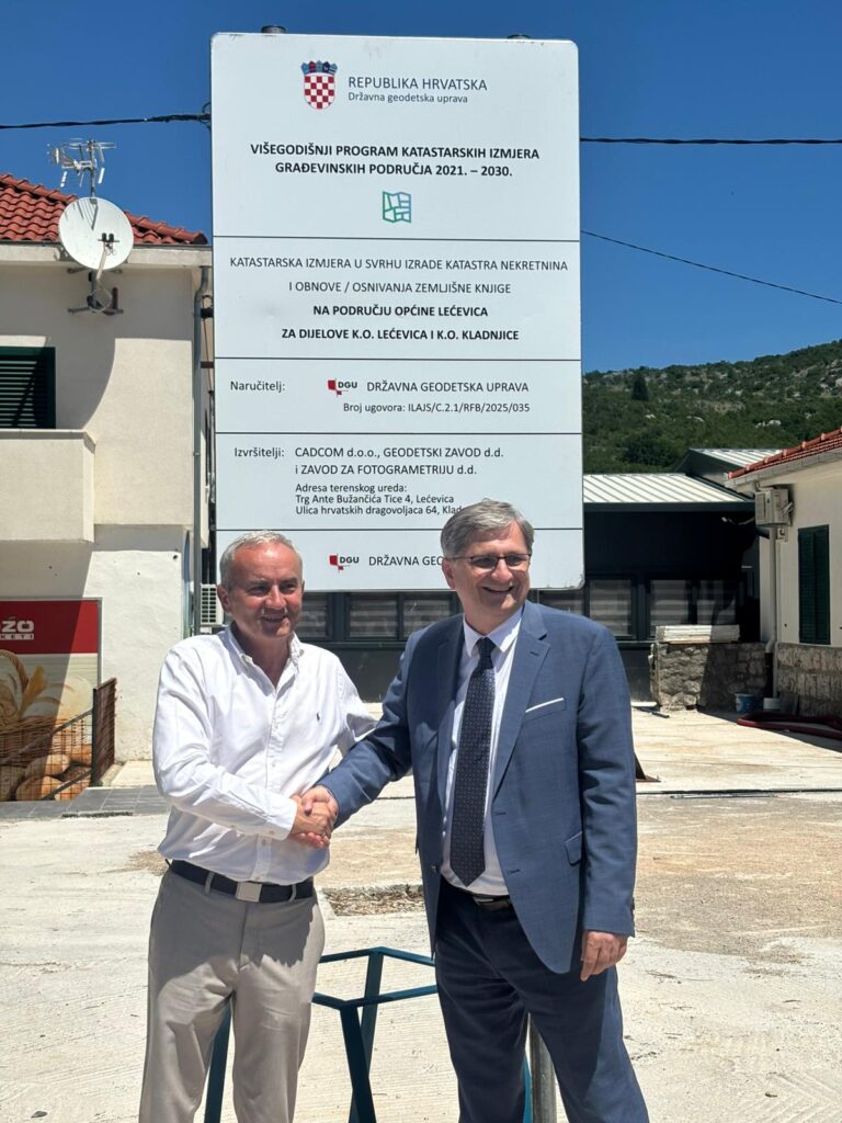 Javna tribina – provođenje nove katastarske izmjere na području Općine Lećevica za dijelove k. o. Lećevica i k. o. Kladnjice